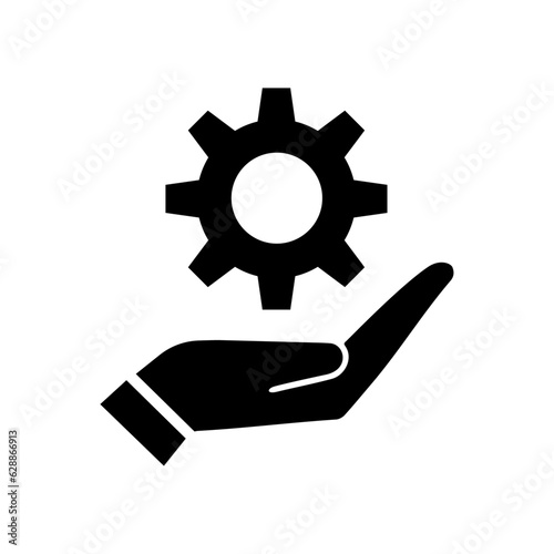 Intelligence and knowledge  care logo and vector icon design.