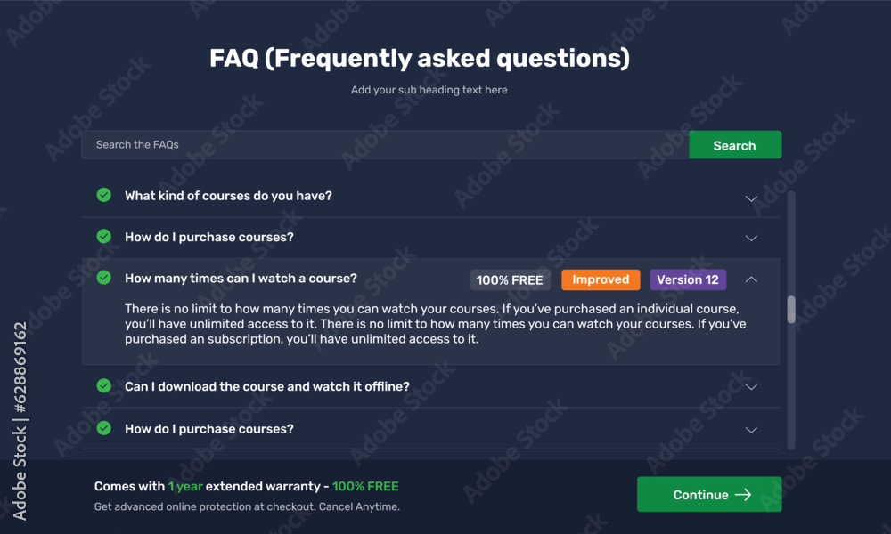 FAQ, frequently asked questions on any topic and answers to them. Template for website, social media, brochure. Question, answer layout in expand collapse accordion style for education and business. FAQ, frequently asked questions on any topic and answers to them. Template for website, social media, brochure. Question, answer layout in expand collapse accordion style for education and business.