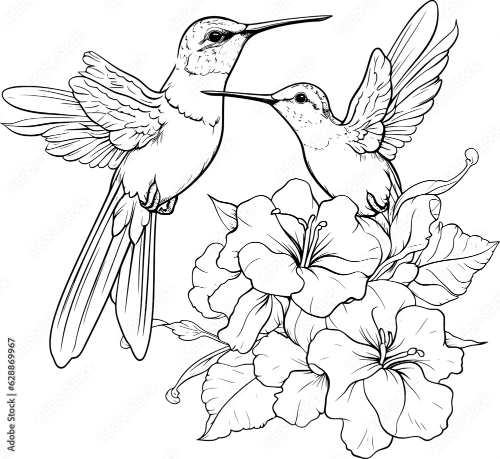 Obraz premium Birds Design Illustration