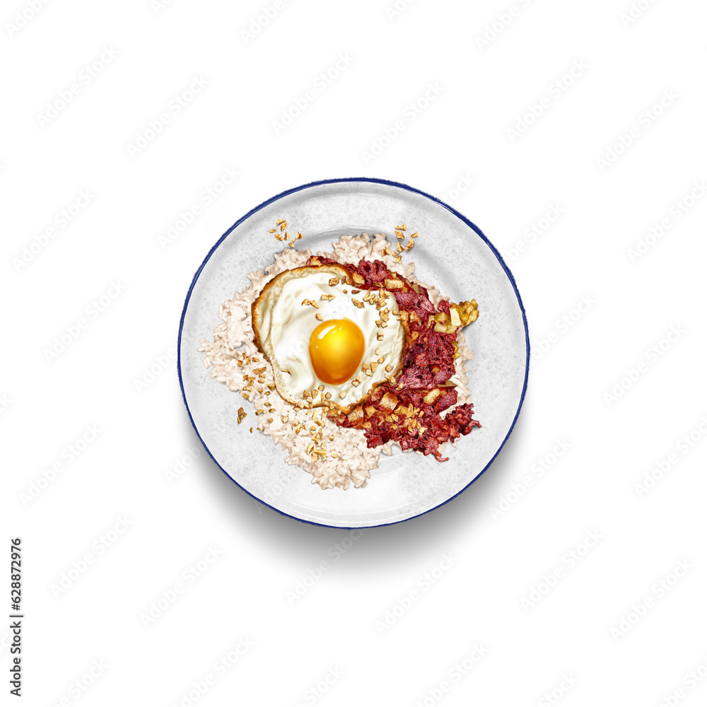 Corned Beef Silog A Hearty Filipino Breakfast Classic. This realistic