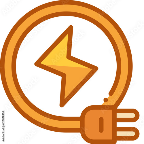 charge two tone icon
