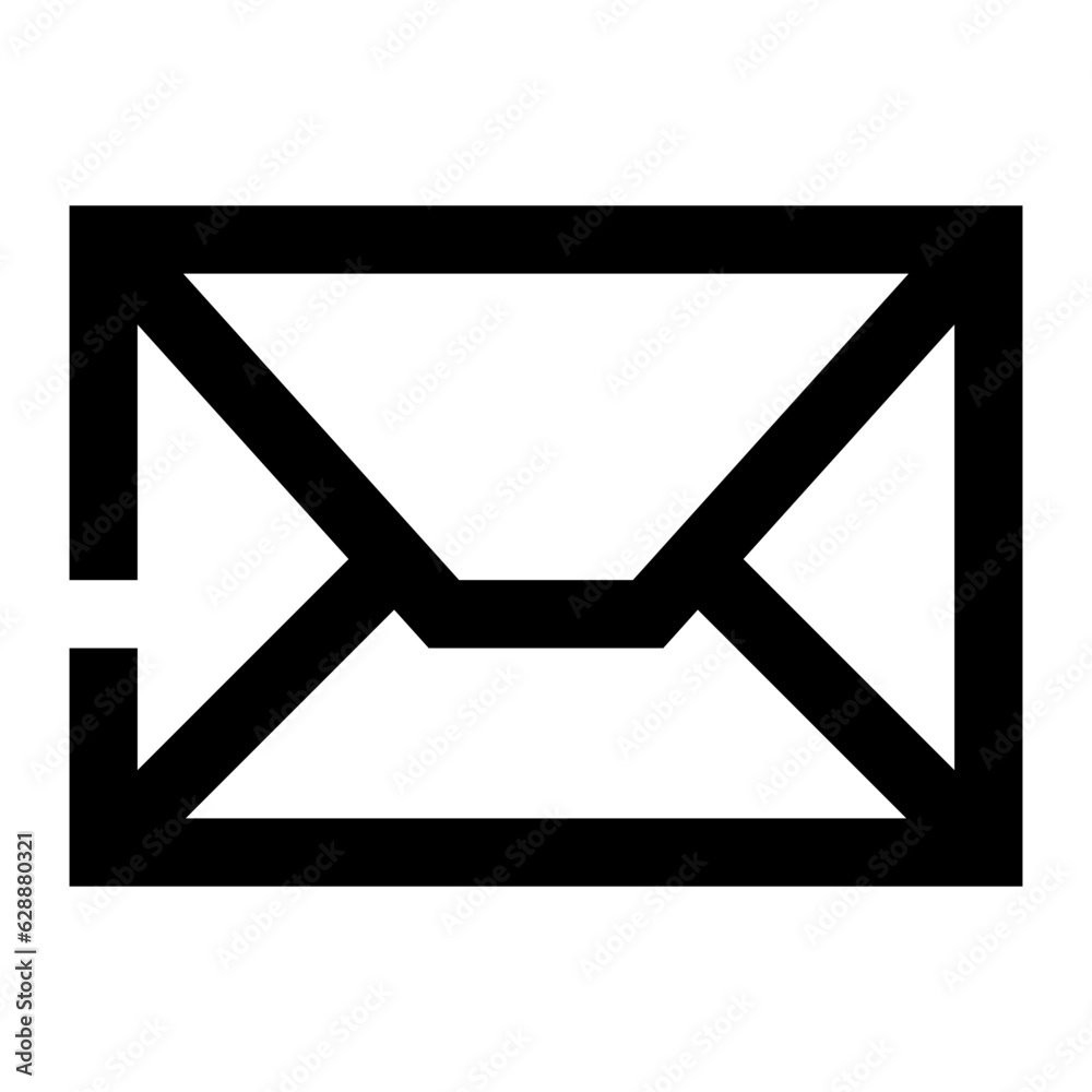 Mail icon. Internet technology concept. Icon in line style Mail icon. Internet technology concept. Icon in line style