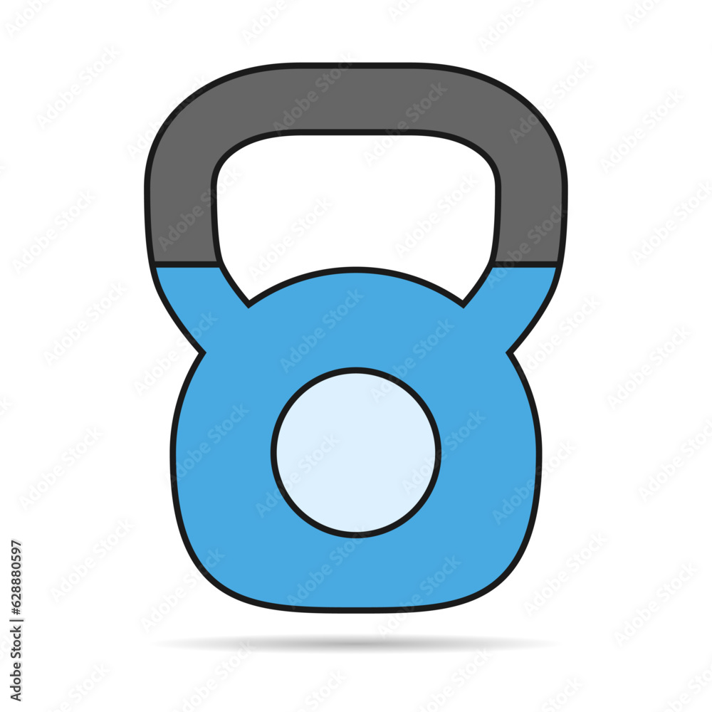 Kettlebell icon, fitness sport symbol, iron equipment vector illustration, workout heavy training web mark Kettlebell icon, fitness sport symbol, iron equipment vector illustration, workout heavy training web mark