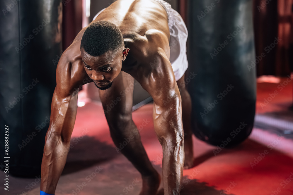 Kickboxing enthusiasts build strength, endurance, discipline, punch with power, movement, smash bags Kickboxing enthusiasts build strength, endurance, discipline, punch with power, movement, smash bags