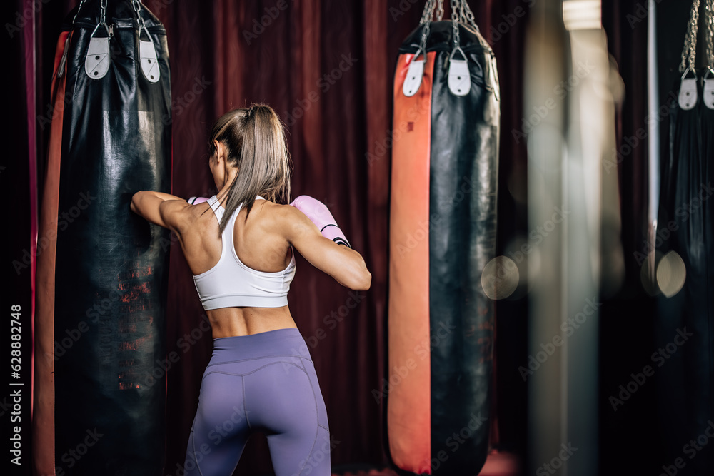 Kickboxing enthusiasts build strength, endurance, discipline, punch with power, movement, smash bags