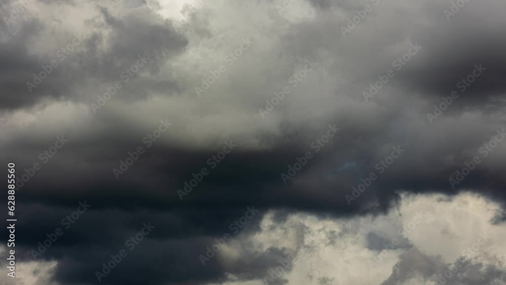 Scary stormy dark clouds are moving across the sky. Bad weather Scary stormy dark clouds are moving across the sky. Bad weather