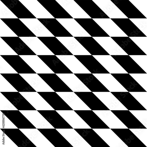 Seamless pattern with geometric motifs in black and white. Vector illustration.