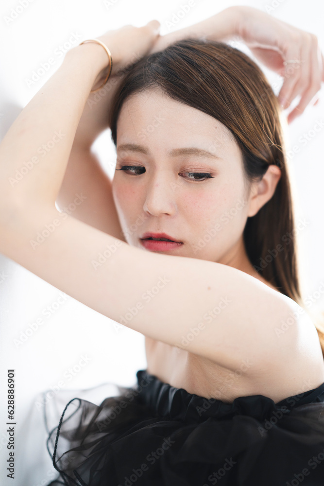 Fototapeta premium ステージ衣装を着た女性