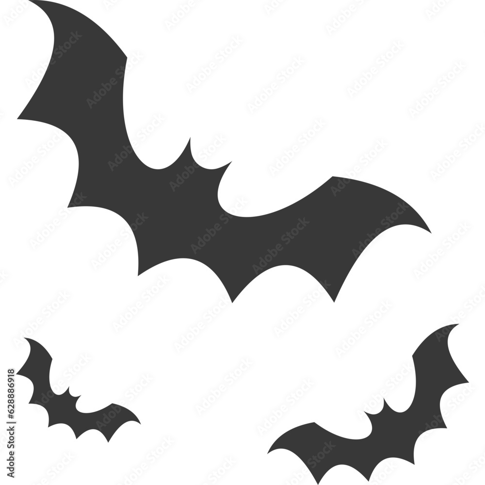 Bat Silhouette Element-08