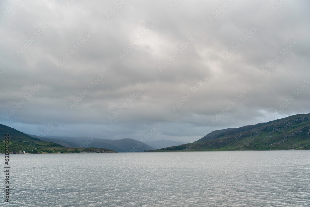 scottish landscape during a rainy day, Scotland scottish landscape during a rainy day, Scotland