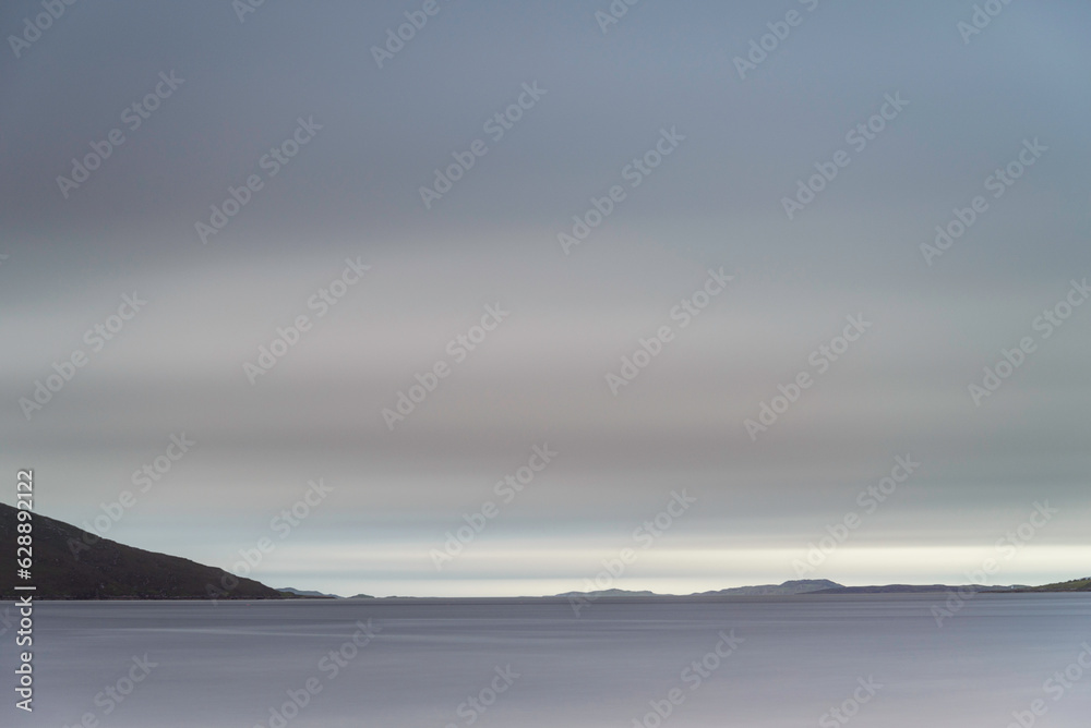 scottish landscape during a rainy day, Scotland