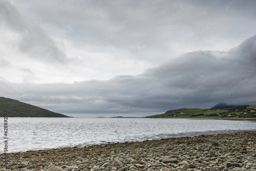 scottish landscape during a rainy day, Scotland