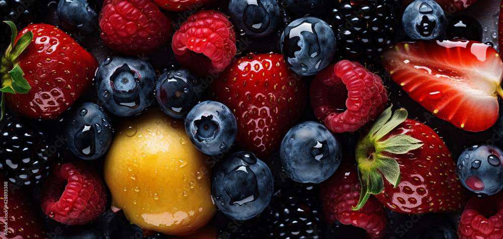 Background of fresh fruits and berries Background of fresh fruits and berries