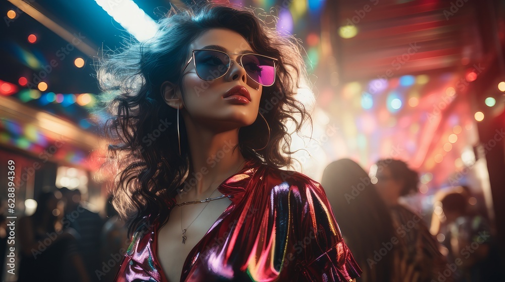 woman at the disco woman at the disco