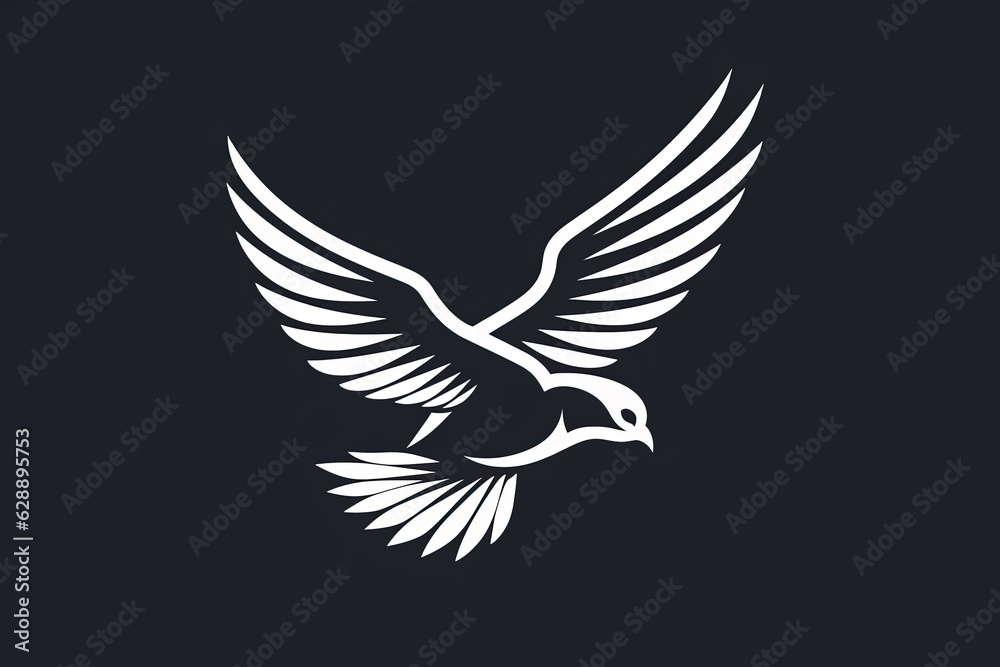 dove pigeon logo design generated ai dove pigeon logo design generated ai