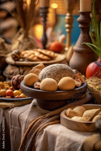 A Rich Selection of Food Items on Display