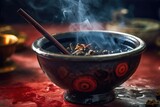 Tibetan Singing Bowl with Burning Incense - Fill Your Heart with Peace and Serenity