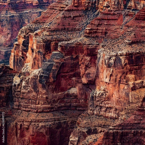 Canyon s rocky texture