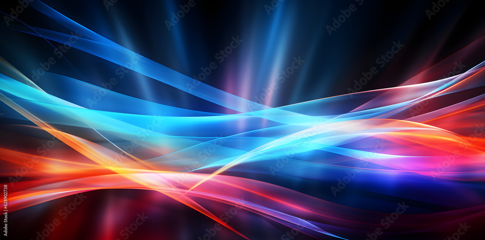 abstract neon colorful background with glowing lights