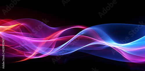 abstract neon colorful background with glowing lights