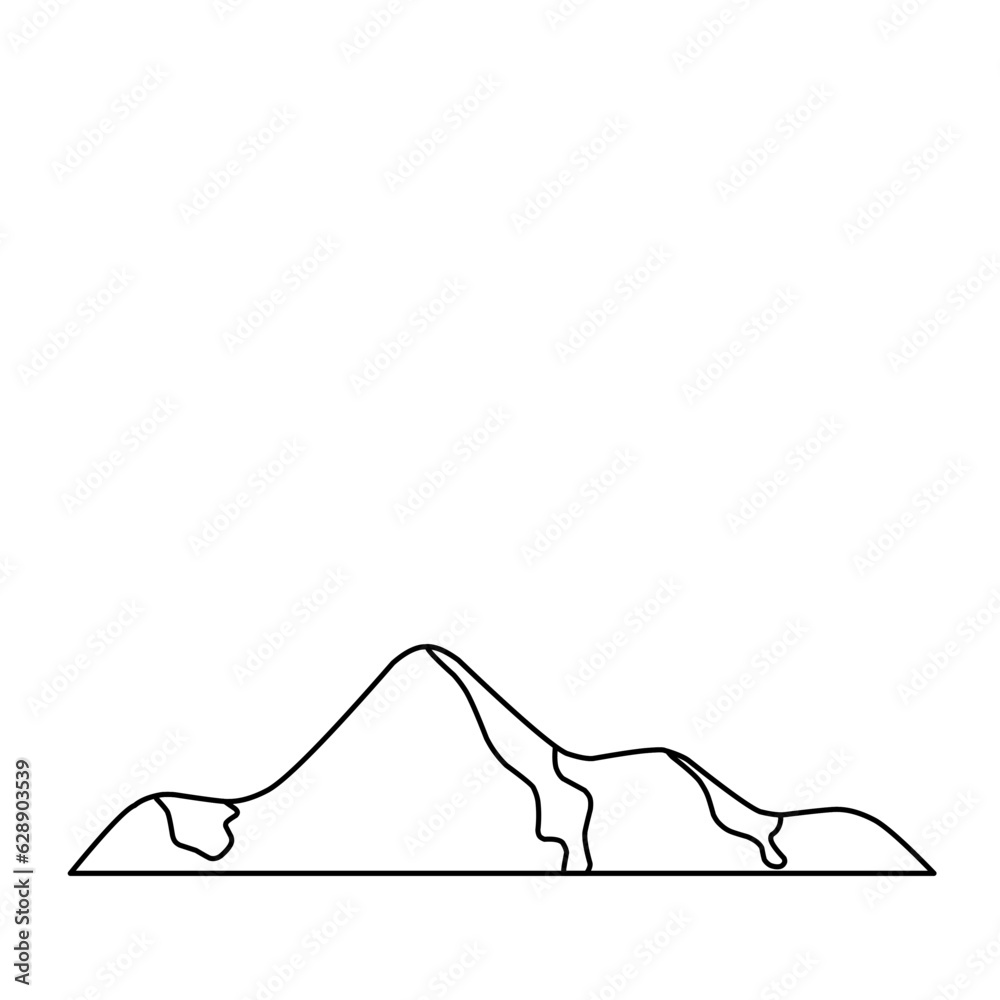 Mountain Outline Icon