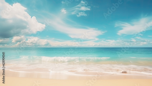Tropical Summer Beach  Sun  Sea  and Sand 