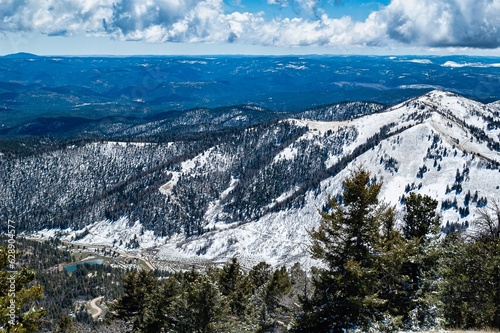 Winter Panorama of Sierra Blanca
