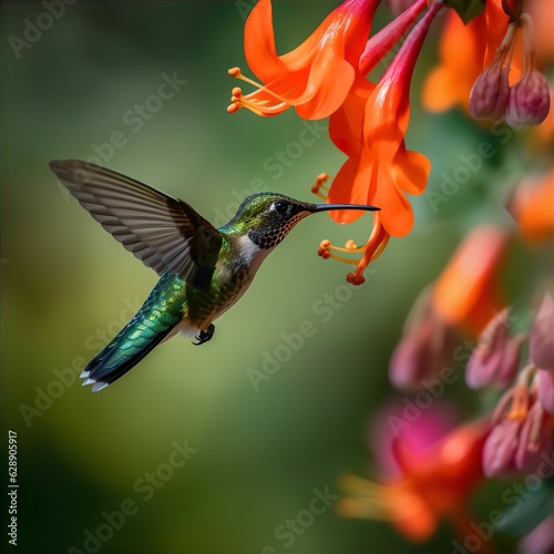 Ethereal Sip - Hummingbird at Nectar Feast