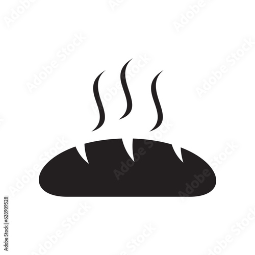 Bread icon vector illustration sign
