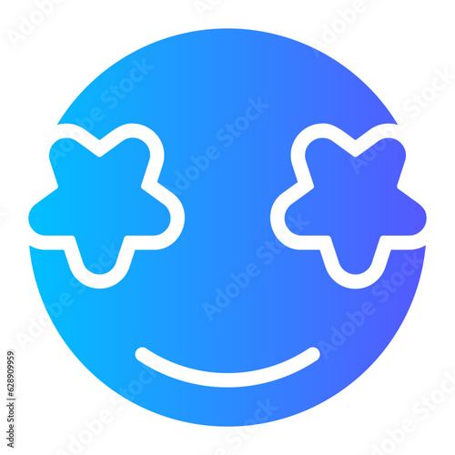famous gradient icon