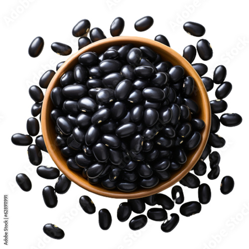 black beans in a bowl photo