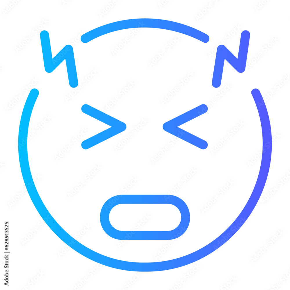 stress gradient icon stress gradient icon