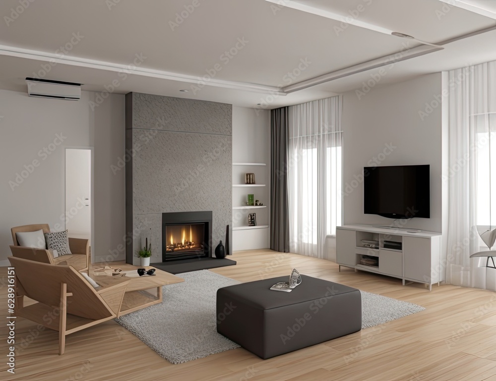 living room with fireplace living room with fireplace