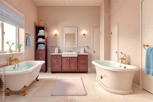 modern bathroom interior