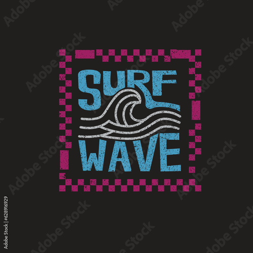 Surfing Club California Typography  surfer vector illustration tee graphic print design