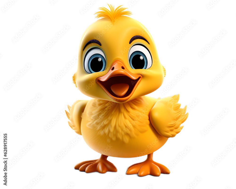 Lively Barnyard 3D Ducks Transparent Background Generative Ai Lively Barnyard 3D Ducks Transparent Background Generative Ai
