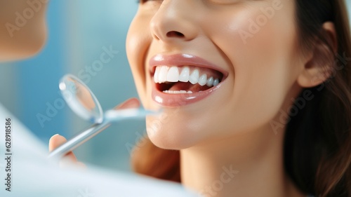Close up shot of a woman wi...
