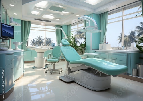 modern dental clinic interi...