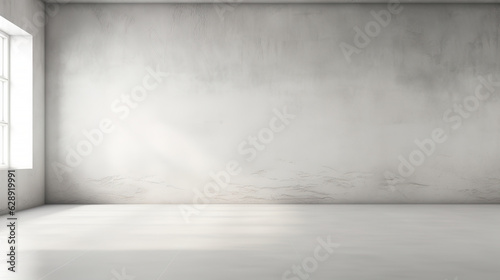 Wallpaper Mural Interior of empty room with concrete walls in loft style. Textured background Generative ai Torontodigital.ca