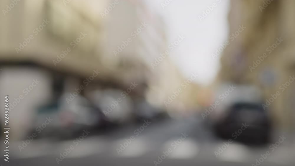 Blurred background of city streets of Nice for backdrop Blurred background of city streets of Nice for backdrop