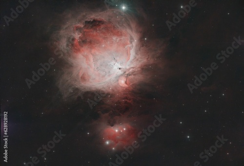 Vibrant Orion Nebula in the mesmerizing star filled night sky