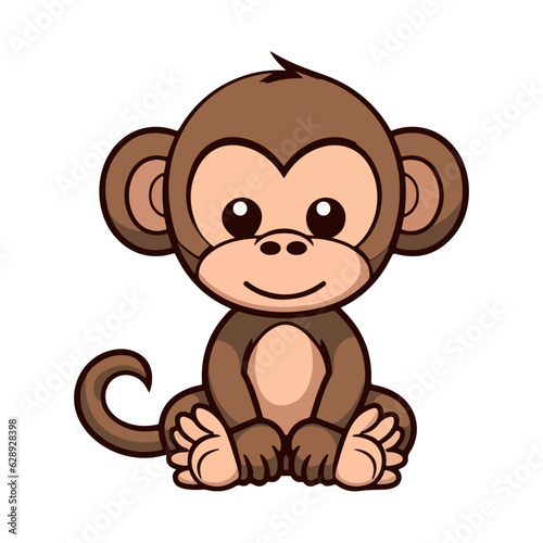 monkey baby cartoon cute