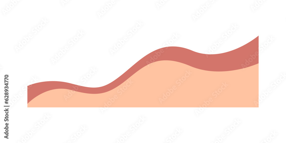 Wavy design element. Decor for brochure, banner, and flyer. Fluid, color wave, curve smooth line. Vector. Triple Wave Border Elements Wavy design element. Decor for brochure, banner, and flyer. Fluid, color wave, curve smooth line. Vector. Triple Wave Border Elements