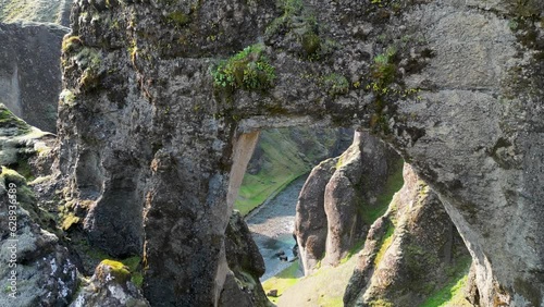 Fjadrargljufur canyon found in beautiful Iceland.