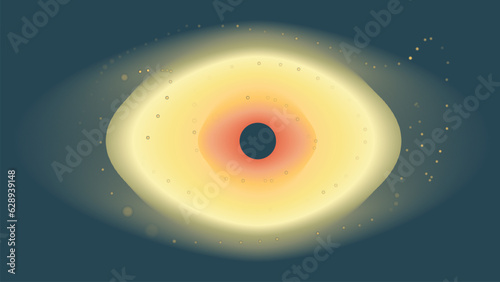 Abstract nebula eye ring background for your space creative project. This will help you to express your work with confident. You can use it as a space exploration project and event.
