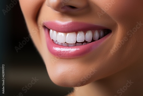 Close up shot of a woman wi...