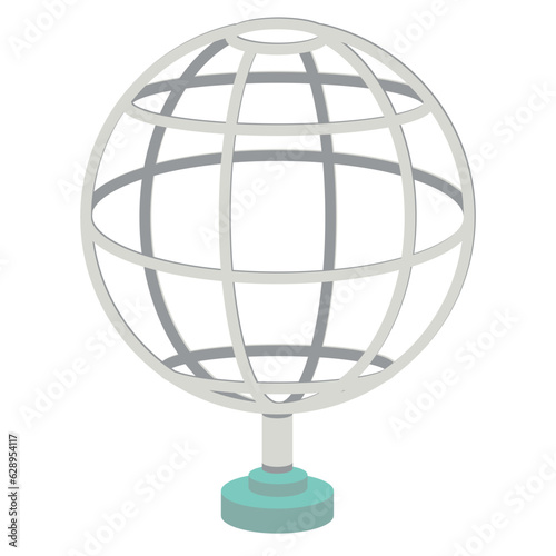 Foto Outdoor ball shaped jungle gym Toys On The Playground