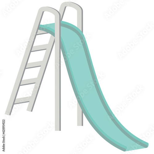 Outdoor Slide Toys On The Playground
