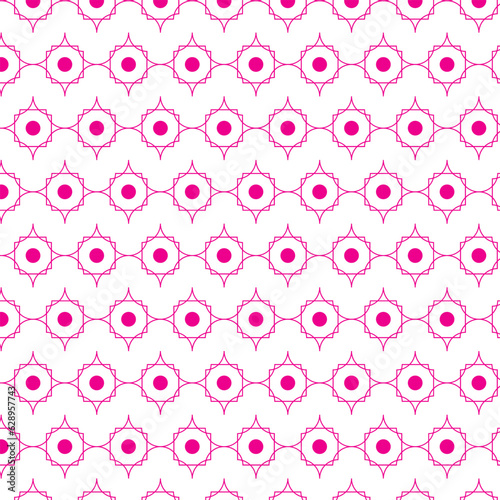 abstract geometric pink stylish repeat pattern art