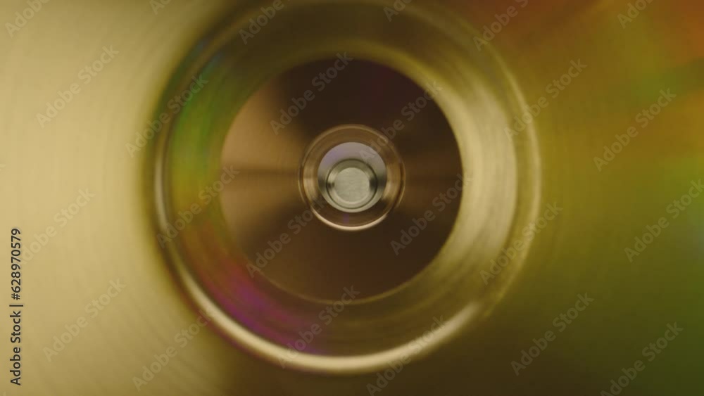 Camera moving inside golden metal tube . Stainless steel , copper clean pipe . Golden pipeline . Professional metal industrial production . Close up , slow motion . ARRI ALEXA Camera with Laowa lens